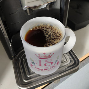 Happy Birthday 18 Krone Kaffeebecher
