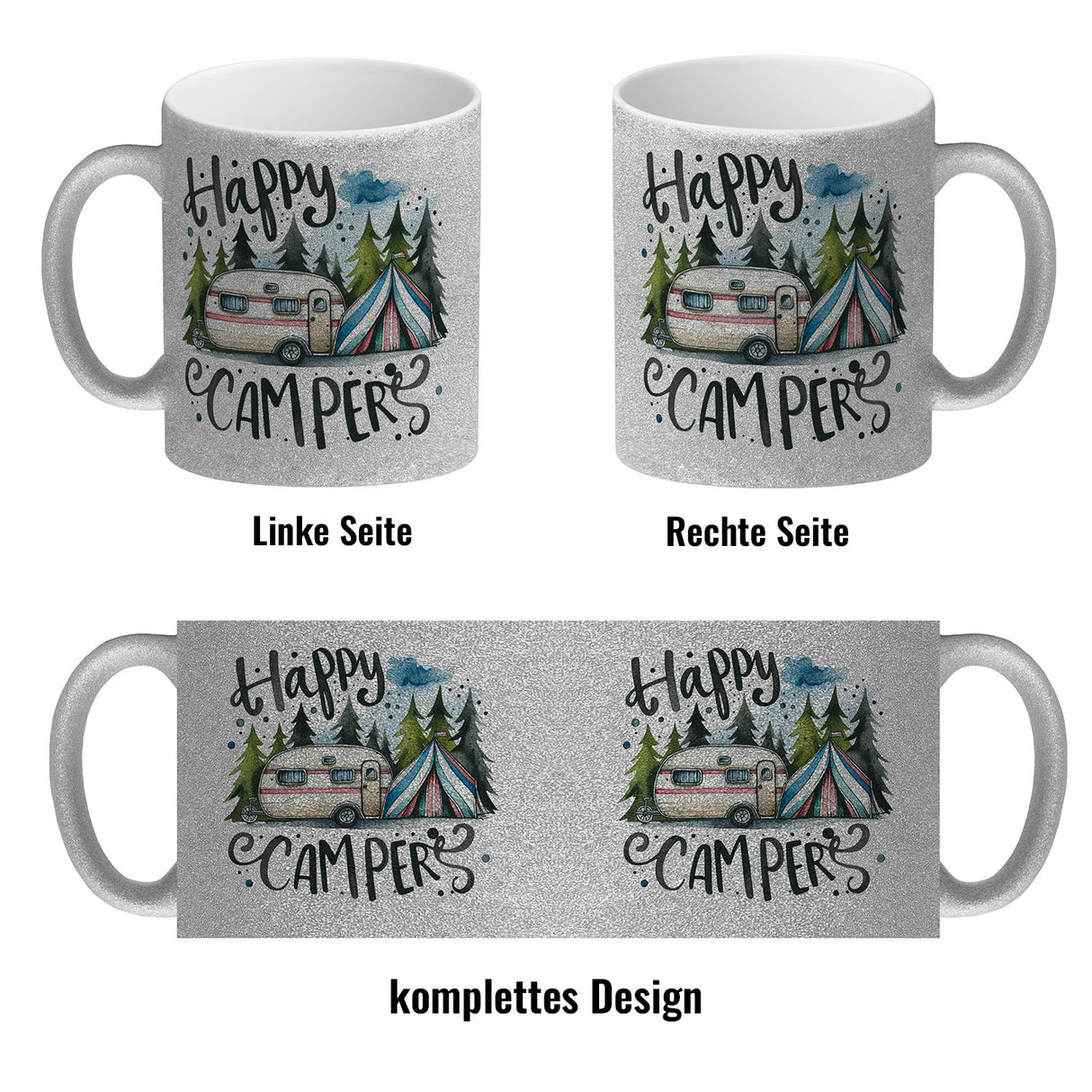 Happy Campers Wohnwagen Kaffeebecher