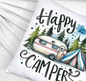Happy Campers Wohnwagen Kissen