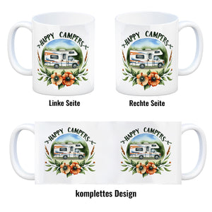 Wohnmobil Happy Campers Kaffeebecher