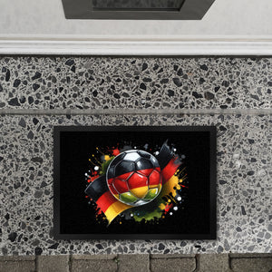 Fußball Deutschland Flagge Fußmatte in 35x50 cm