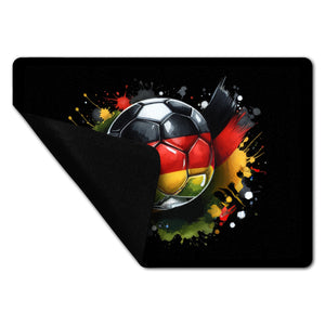 Fußball Deutschland Flagge Fußmatte in 35x50 cm ohne Rand