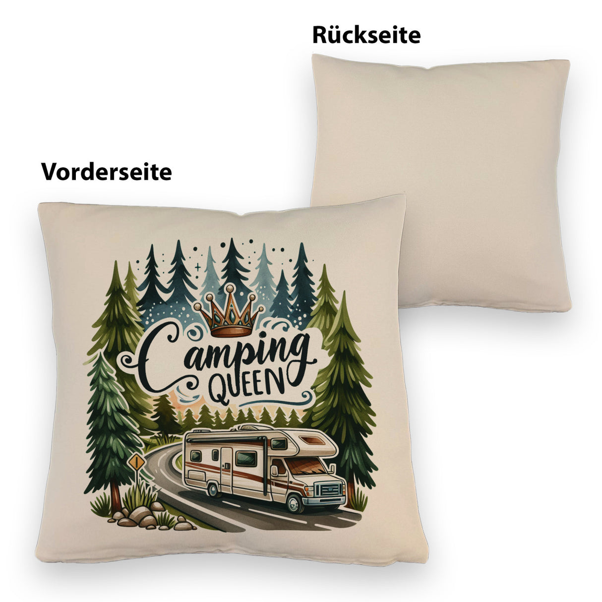 Wohnmobil Camping Queen Kissen