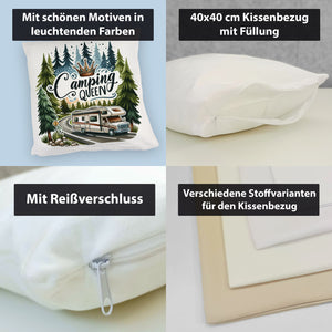 Wohnmobil Camping Queen Kissen