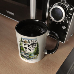Camping King mit Wohnmobil Kaffeebecher