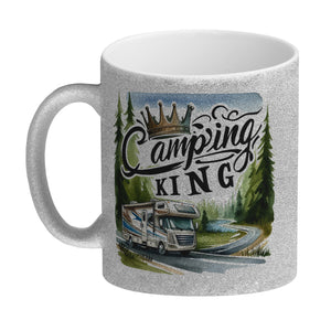 Camping King mit Wohnmobil Kaffeebecher