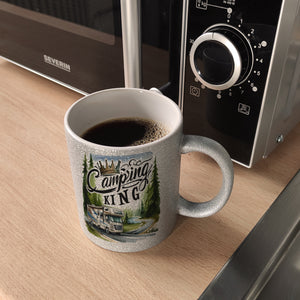 Camping King mit Wohnmobil Kaffeebecher