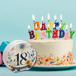 18. Geburtstag Spardose mit Spruch Happy Birthday 18