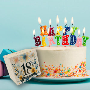 18. Geburtstag Spardose mit Spruch Happy Birthday 18