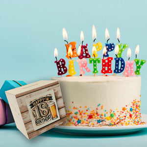 18. Geburtstag Bier Spardose mit Spruch Happy Birthday 18