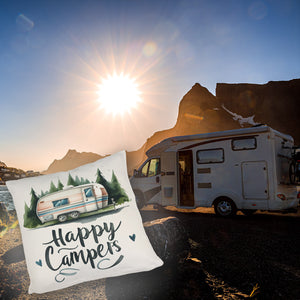 Happy Campers Wohnwagen Kissen