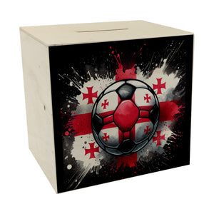 Fußball Georgien Flagge Spardose