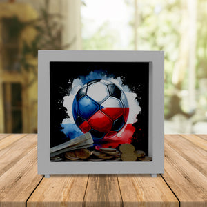 Fußball Tschechien Flagge Spardose