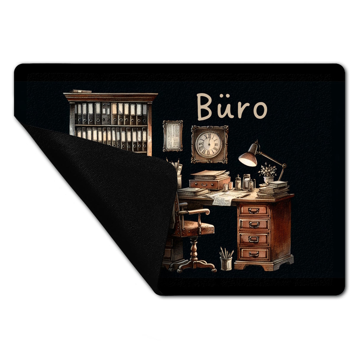Büro Fußmatte in 35x50 cm ohne Rand