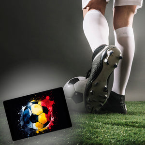 Fußball Rumänien Flagge Fußmatte in 35x50 cm ohne Rand