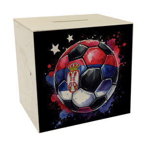 Fußball Serbien Flagge Spardose