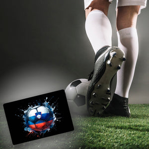 Fußball Slowenien Flagge Fußmatte in 35x50 cm ohne Rand