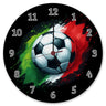 Fußball Italien Flagge Wanduhr