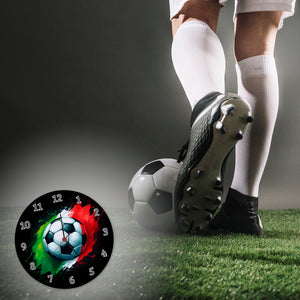 Fußball Italien Flagge Wanduhr