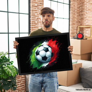 Fußball Italien Flagge Fußmatte in 35x50 cm