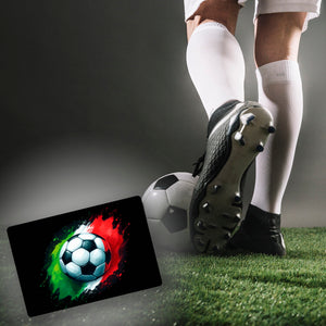 Fußball Italien Flagge Fußmatte in 35x50 cm ohne Rand