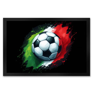 Fußball Italien Flagge Fußmatte in 35x50 cm