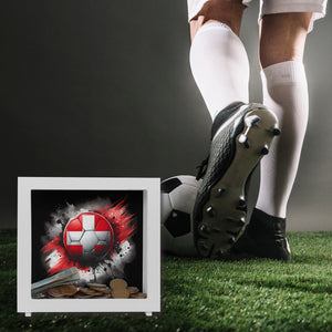 Fußball Schweiz Flagge Spardose