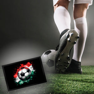 Fußball Ungarn Flagge Fußmatte in 35x50 cm