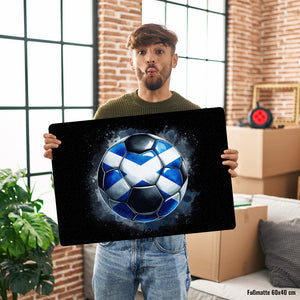 Fußball Schottland Flagge Fußmatte in 35x50 cm ohne Rand