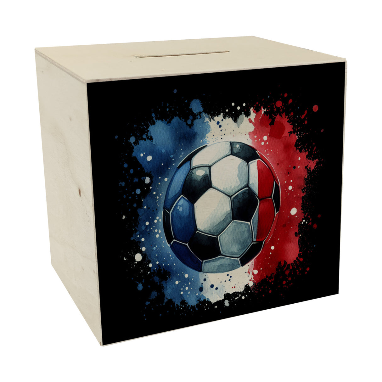 Fußball Frankreich Flagge Spardose