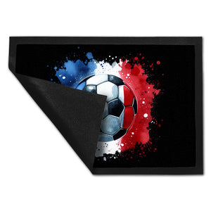Fußball Frankreich Flagge Fußmatte in 35x50 cm