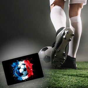 Fußball Frankreich Flagge Fußmatte in 35x50 cm ohne Rand