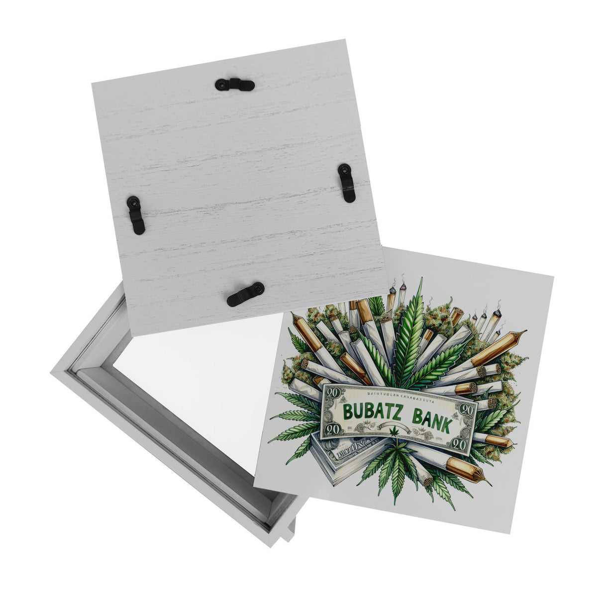 Marihuana Kiffer Spardose mit Spruch Bubatz Bank
