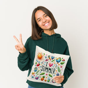 Sommer Kissen mit Spruch I love summer