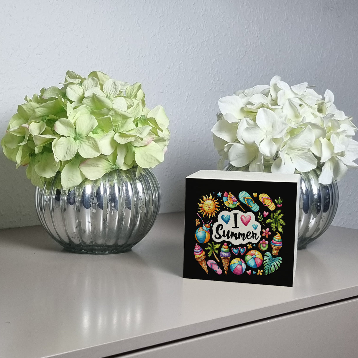 Endlich Sommer Spardose mit Spruch I love Summer