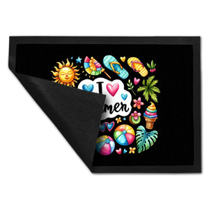 Endlich Sommer Fußmatte in 35x50 cm mit Spruch I love Summer