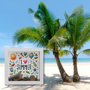 Sommer Spardose mit Spruch I love summer