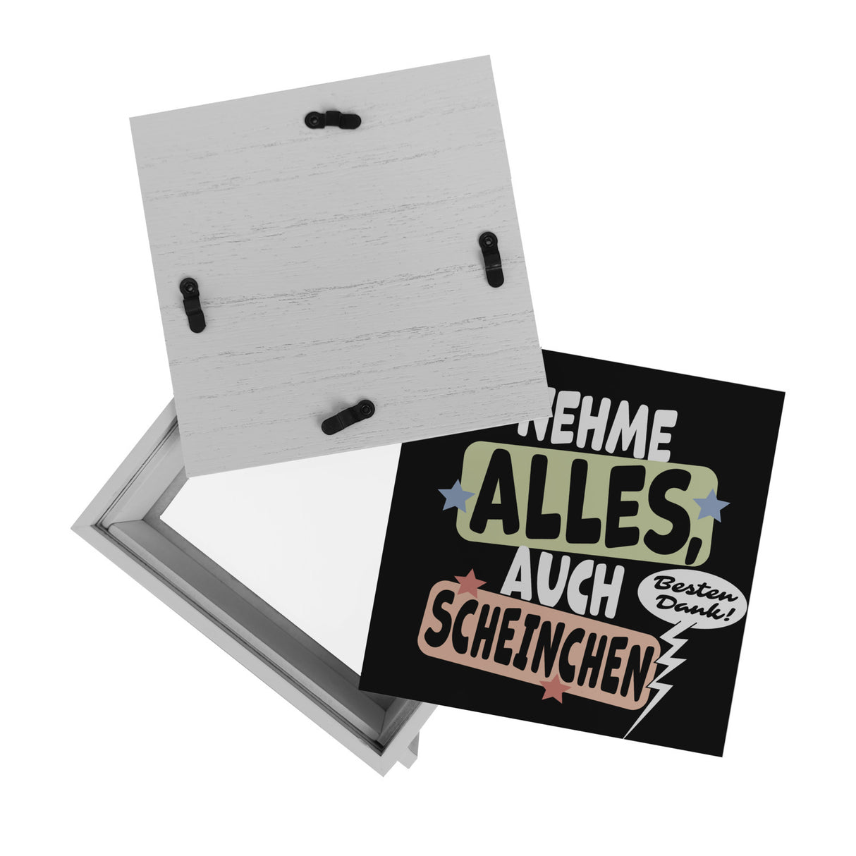 Nehme alles Spardose mit Spruch auch Scheine - besten Dank