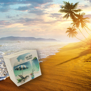 Strandurlaub Urlaubskasse Spardose mit Spruch Holiday Fund
