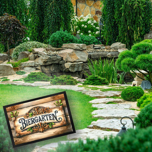 Biergarten Fußmatte in 35x50 cm