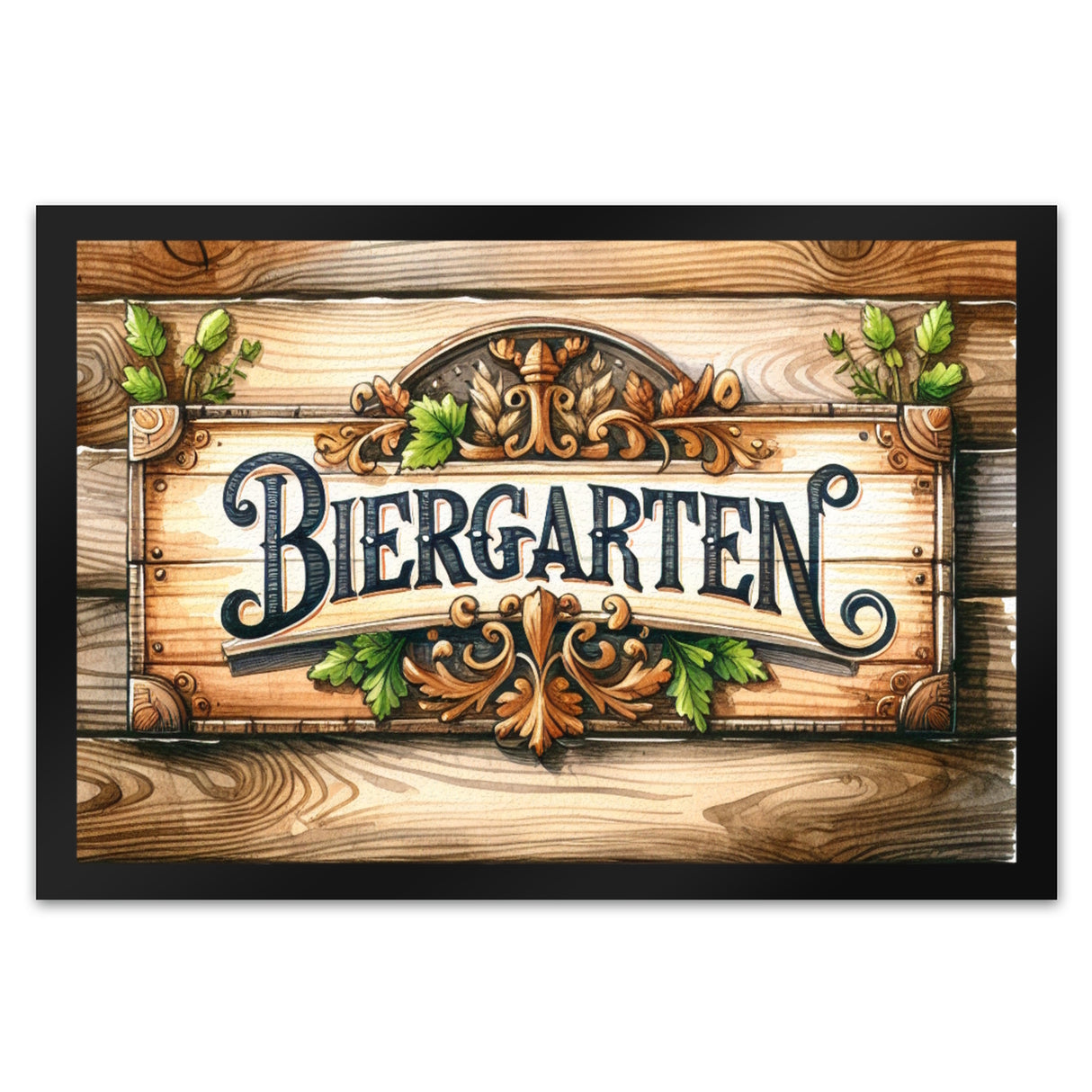 Biergarten Fußmatte in 35x50 cm