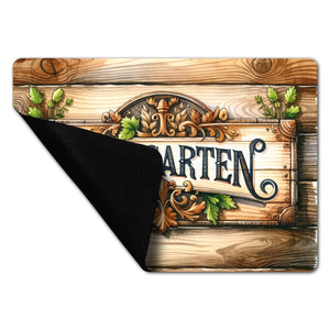 Biergarten Fußmatte in 35x50 cm ohne Rand