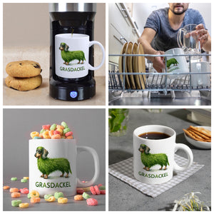 Grasdackel schwäbischer Dialekt Kaffeebecher