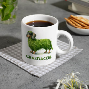 Grasdackel schwäbischer Dialekt Kaffeebecher