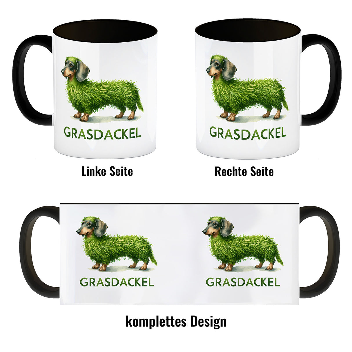 Grasdackel schwäbischer Dialekt Kaffeebecher