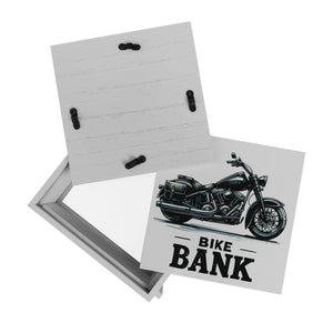 Cruiser Motorrad Spardose mit Spruch Bike Bank