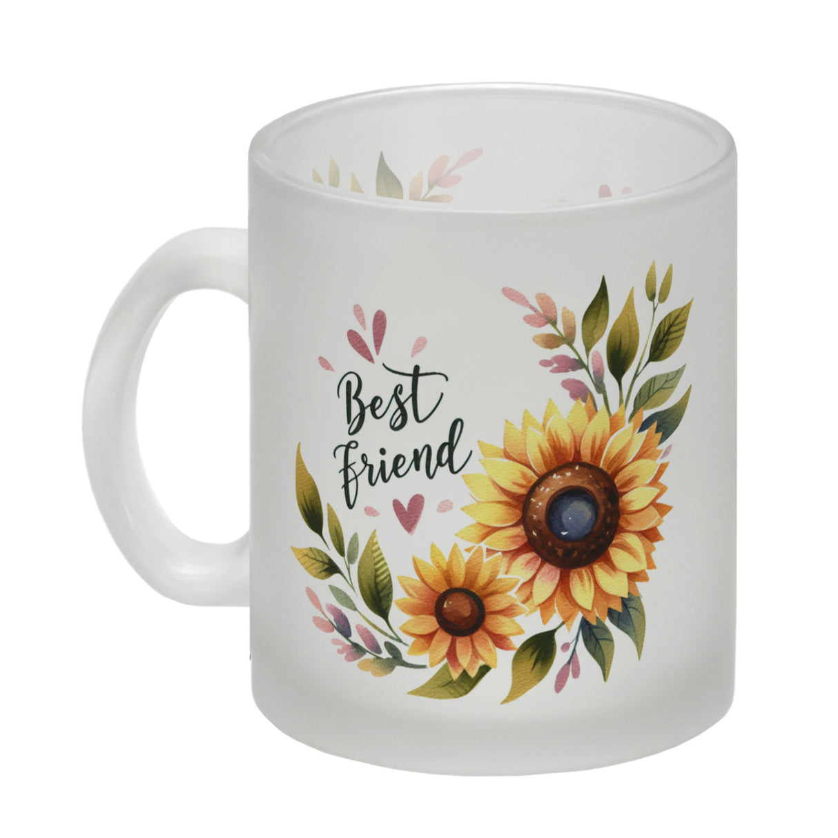 Beste Freundin Sonnenblume Kaffeebecher mit Spruch Best friend