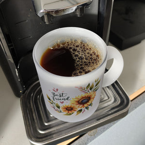 Beste Freundin Sonnenblume Kaffeebecher mit Spruch Best friend