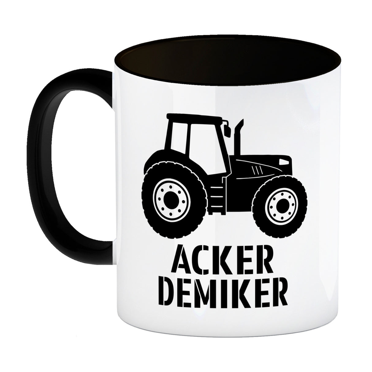 Traktor Kaffeebecher mit Spruch Ackerdemiker