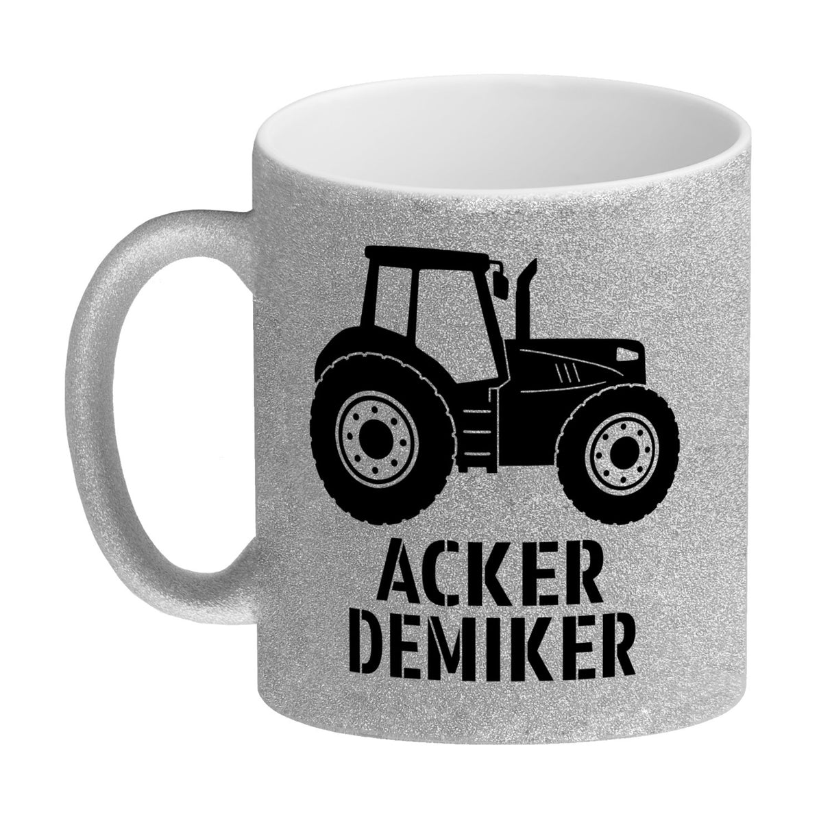 Traktor Kaffeebecher mit Spruch Ackerdemiker